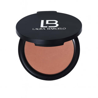 LB Powder Bronzer – Pressed Powder for Face – Natural Tan Makeup with Radiant Matte Finish – Warm Tone Powder for Contour & Highlight – Sun-Kissed Long-Lasting Look