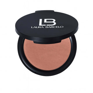 LB Powder Bronzer – Pressed Powder for Face – Natural Tan Makeup with Radiant Matte Finish – Warm Tone Powder for Contour & Highlight – Sun-Kissed Long-Lasting Look