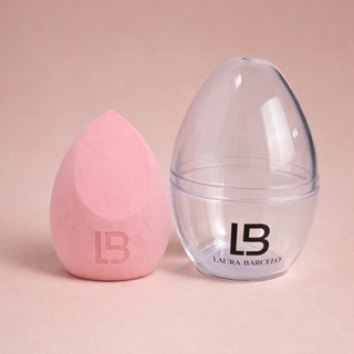 LB Laura Barcelo Makeup Sponge – Beauty Blender for Foundation & Concealer • Soft, Reusable, Latex-Free