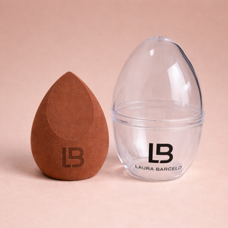 LB Laura Barcelo Makeup Sponge – Beauty Blender for Foundation & Concealer • Soft, Reusable, Latex-Free