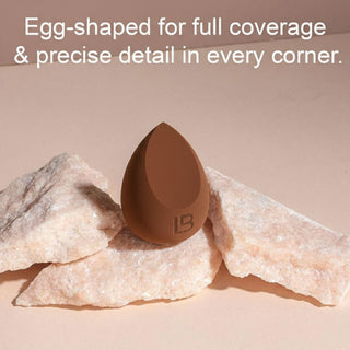 LB Laura Barcelo Makeup Sponge – Beauty Blender for Foundation & Concealer • Soft, Reusable, Latex-Free