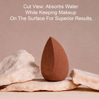 LB Laura Barcelo Makeup Sponge – Beauty Blender for Foundation & Concealer • Soft, Reusable, Latex-Free